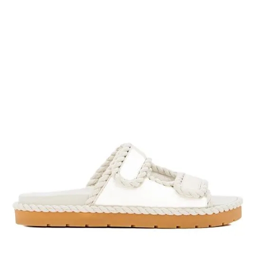 Bottega Veneta Sandaal Jack Flat Nappa Sandal Neutrals