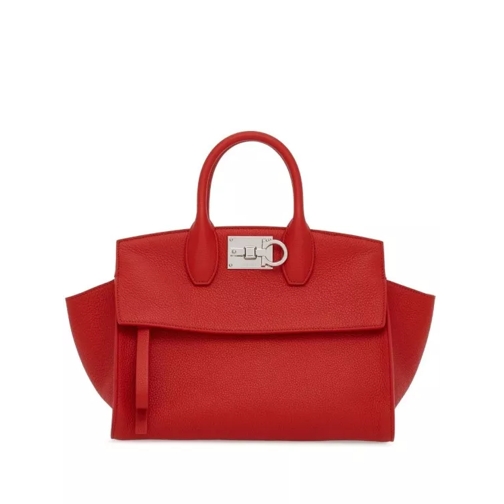 Salvatore Ferragamo Studio Soft Handbag Red Red Borsetta a tracolla