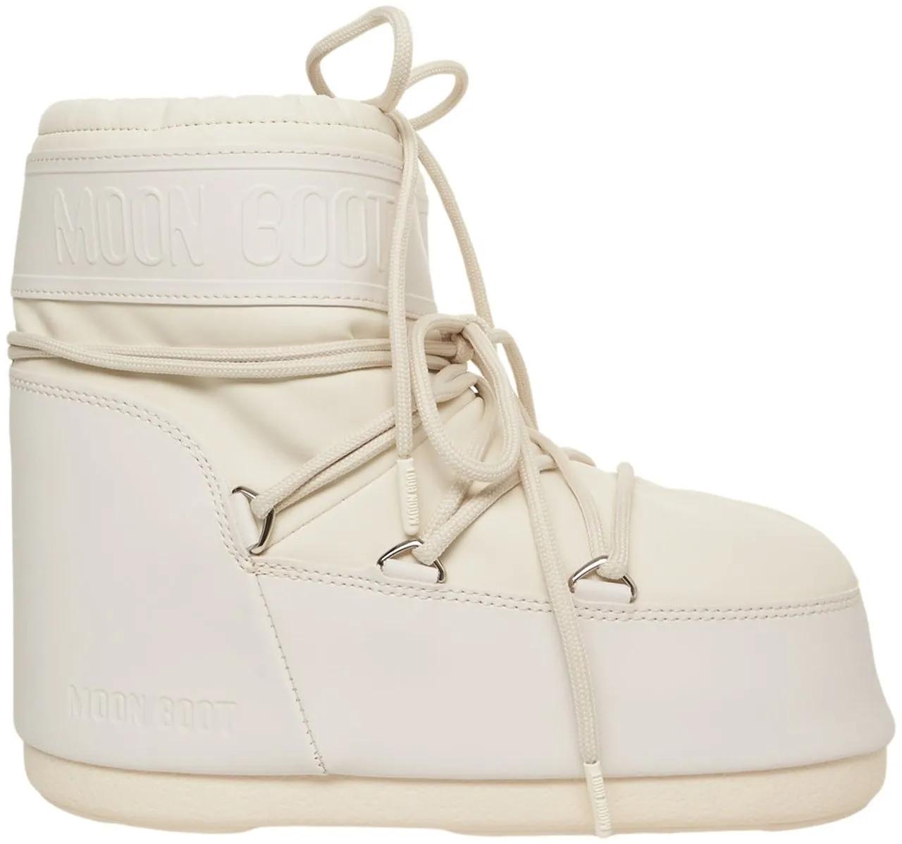 Moonboot Stiefel - Boots 'Icon Low Rubber' - Gr. 39 (EU) - in Weiß - für Damen
