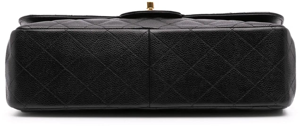Thumbnail - Chanel Hobo Bags - 2012 Jumbo Classic Caviar Double Flap - Gr. unisize - in Schwarz - für Damen