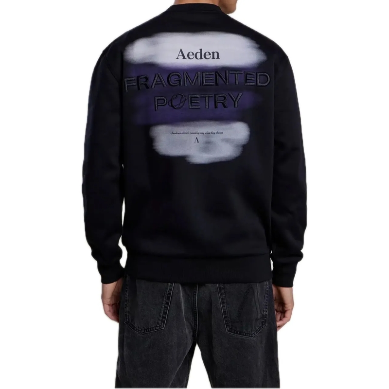 AEDEN  Didier Sweater Black schwarz