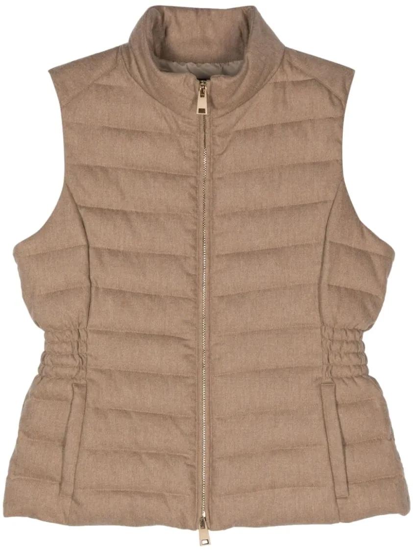 Lorena Antoniazzi - Brown Padded Gilet - Größe 46 - braun