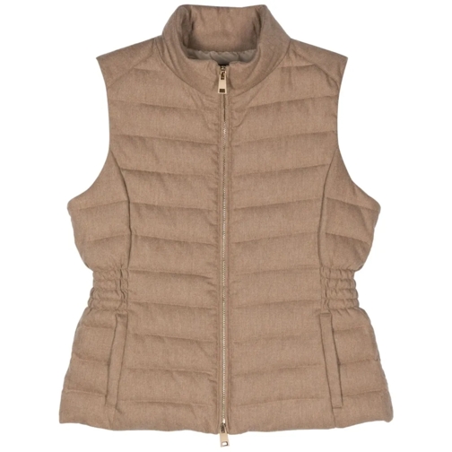 Lorena Antoniazzi Brown Padded Gilet Brown Veste de transition