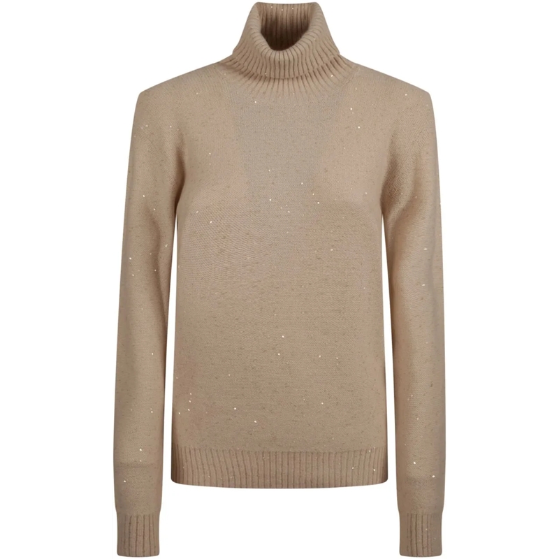 Fabiana Filippi  Turtle Neck Sweater Brown braun