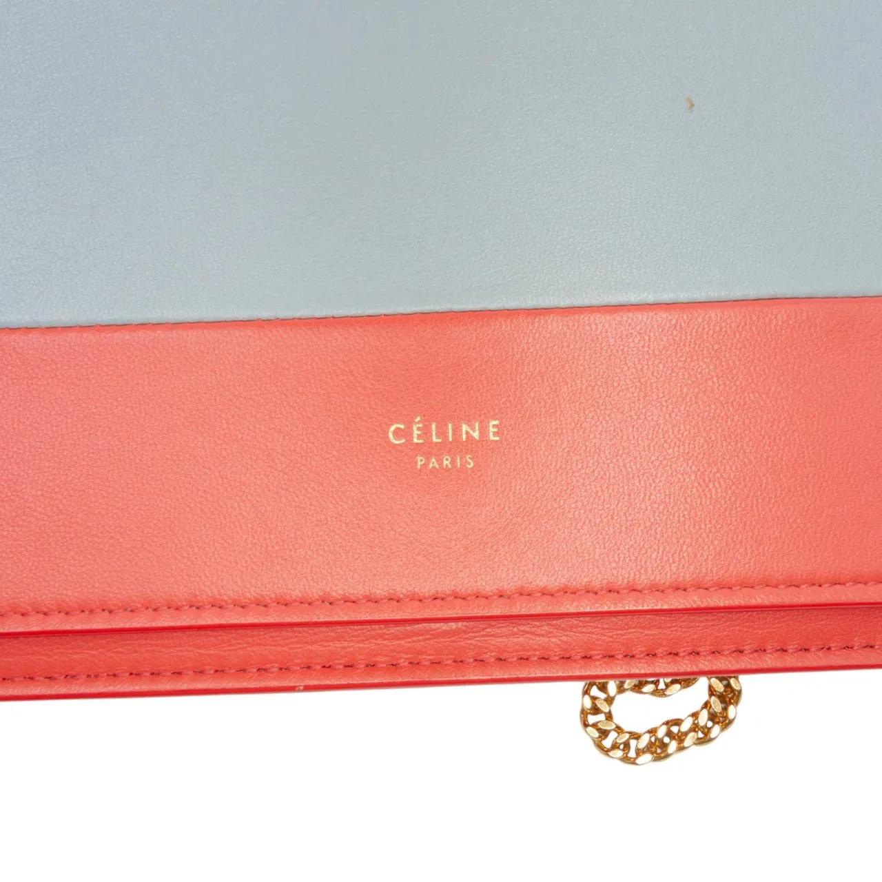 Thumbnail - Celine Hobo Bags - Leather Frame Wallet on Chain - Gr. unisize - in Rot - für Damen