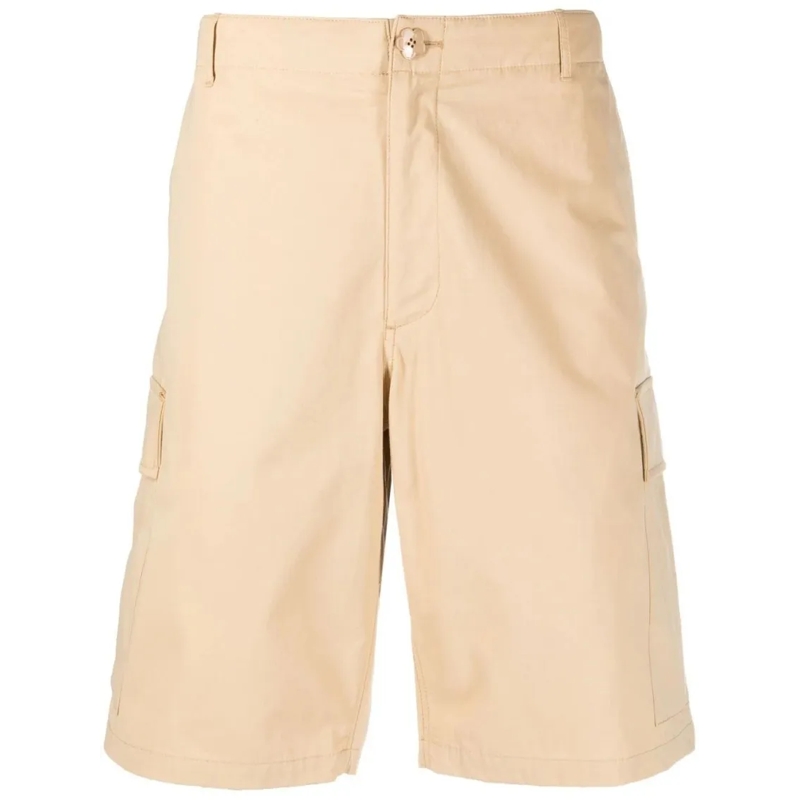 Kenzo Legere Shorts Mid-Thigh Cargo Shorts With Multiple Pockets Neutrals