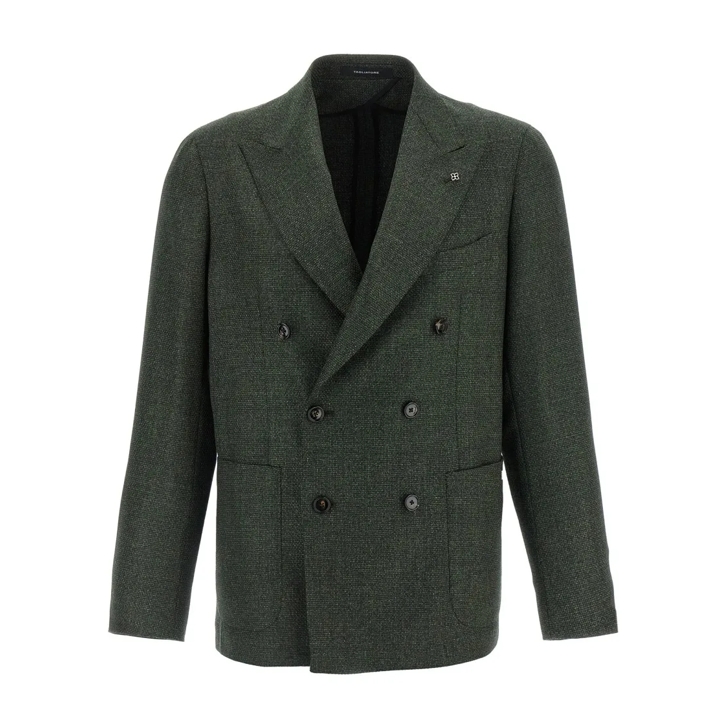 Tagliatore Micro Squares Blazer Green | Blazer