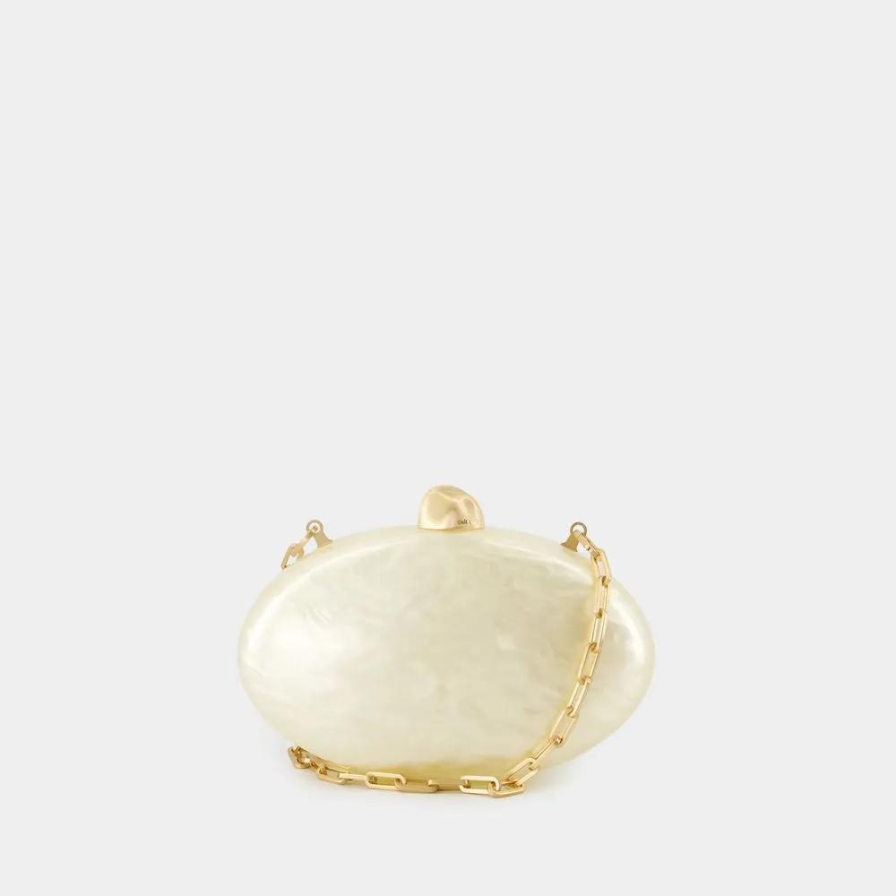 Cult Gaia Clutches Eviana Clutch Synthetic White in wit
