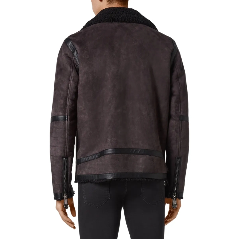 Philipp Plein Daunenjacke Biker-Jacke Iconic Plein schwarz(Image 2)