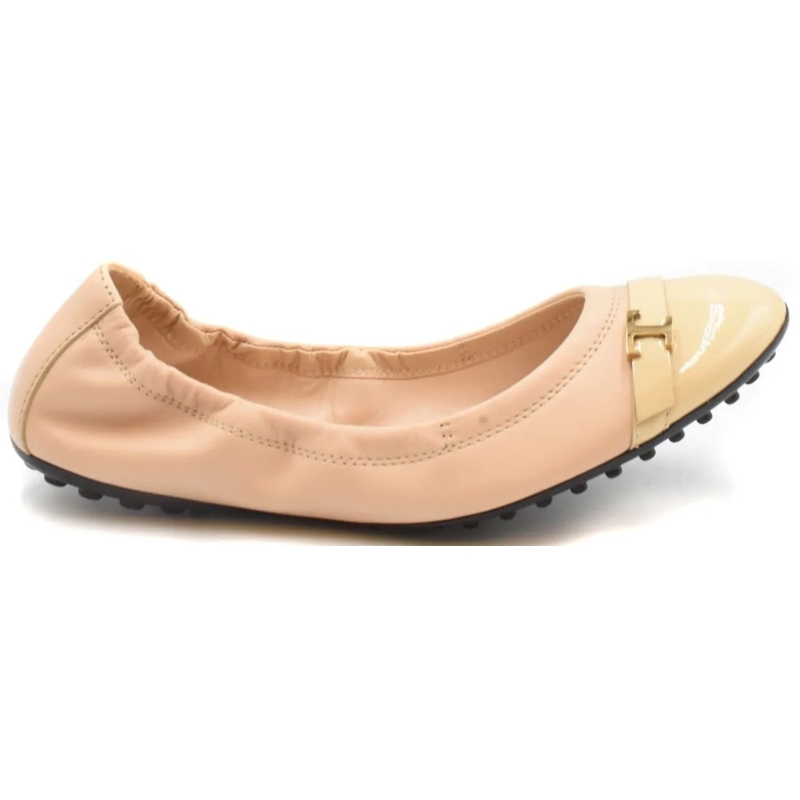 Tod's Ballerinas Ballet Flats Beige beige