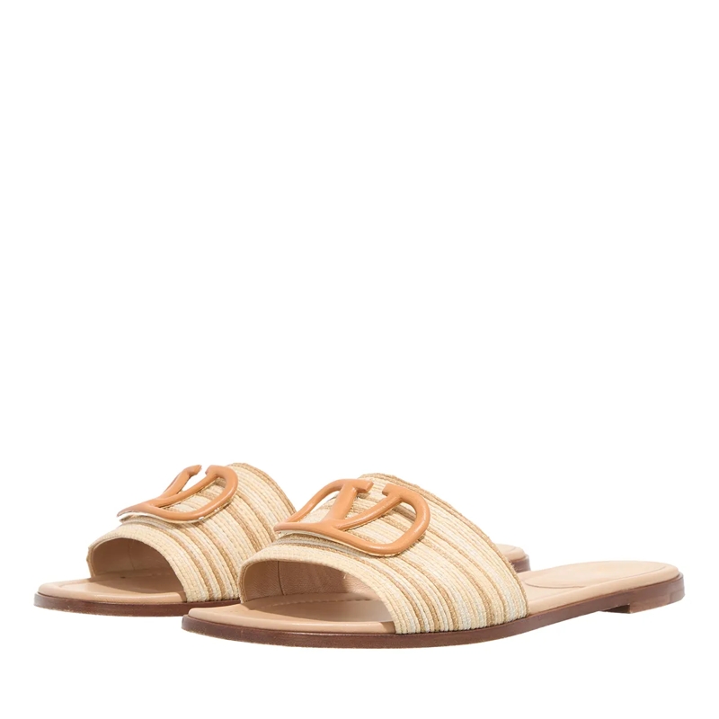 Valentino Garavani Slipper VLogo Slide Beige(Image 3)