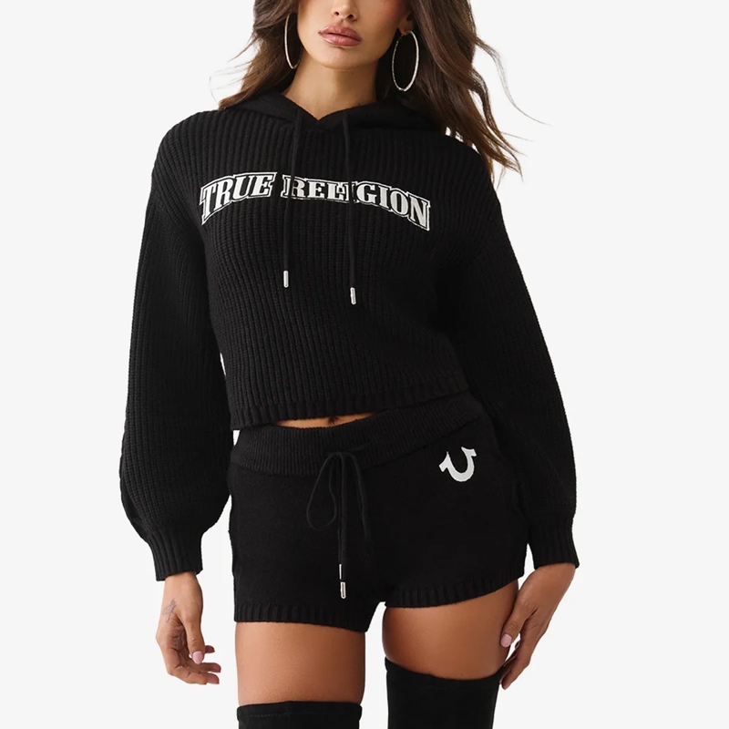 True Religion  Hoodie EMBROIDERY schwarz(Image 6)