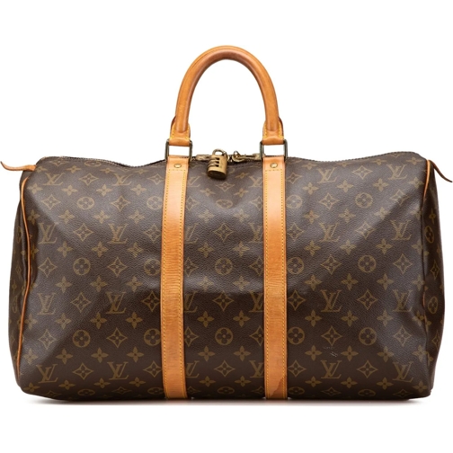 Louis Vuitton Sac week-end 1997 Monogram Keepall 45 braun