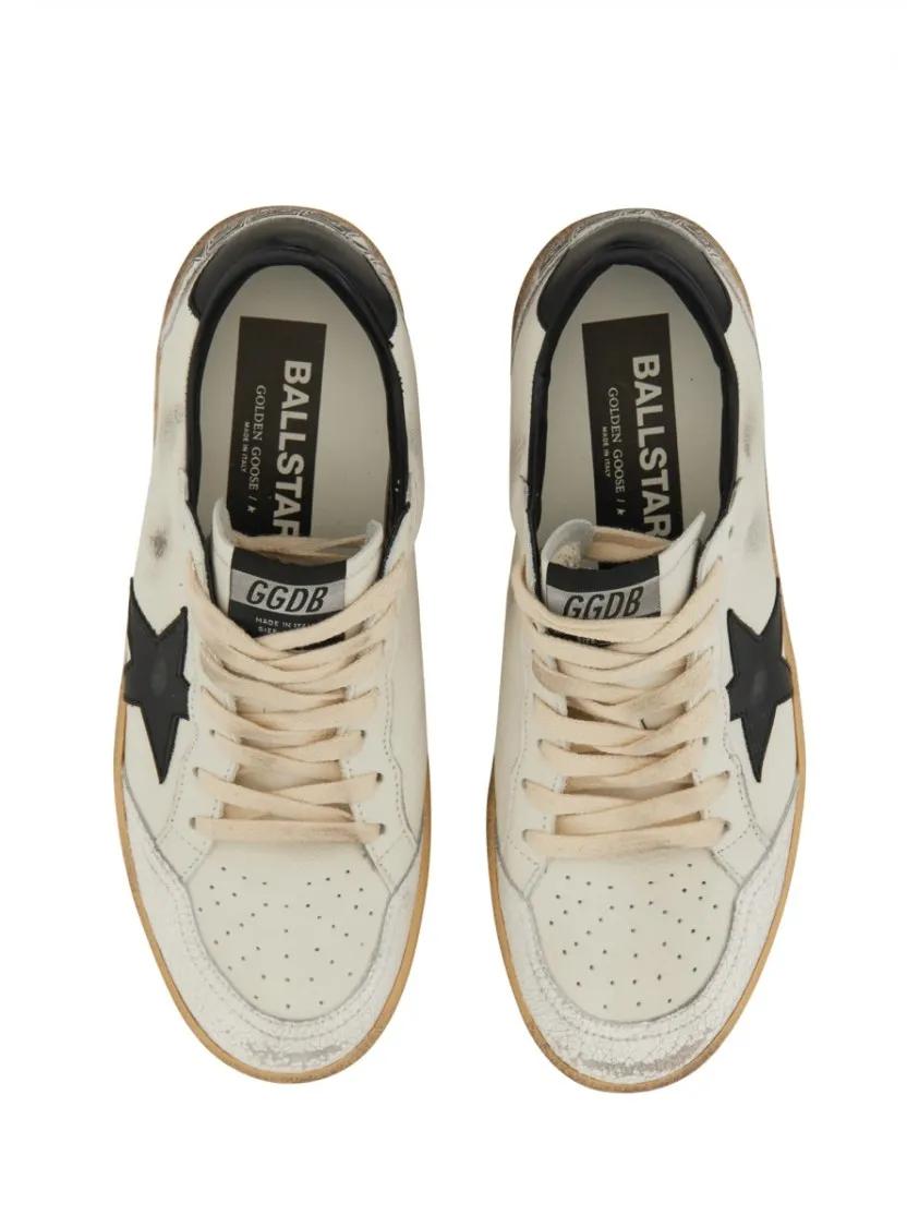 Thumbnail - Golden Goose Low-Top Sneaker - Sneakers Ball Star With Distressed Goat Leather - Gr. 36 (EU) - in Weiß - für Damen