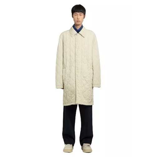 Burberry Mid-Length Quilted Nylon Car Coat Neutrals 