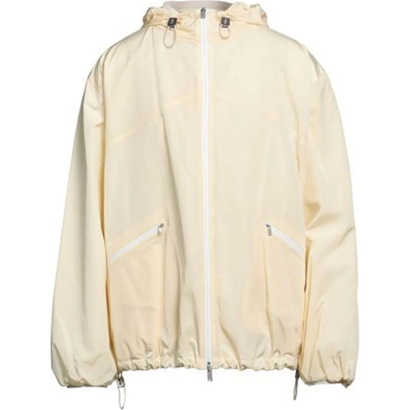 Jil Sander Donsjas Jil Sander Hooded Jacket gelb
