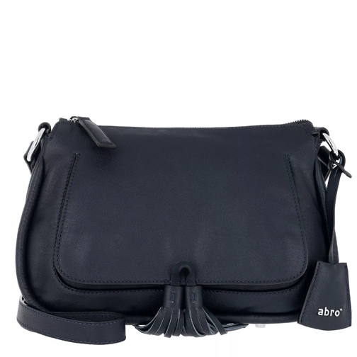 Abro Calf Leather Crossbody Bag Navy Sac à bandoulière