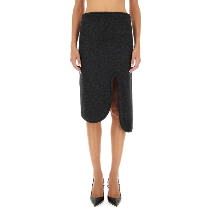 スカート VICTORIA BECKHAM 'Padded Tube Detail' skirt Gray Victoria Beckham Grey Tube Detail skirt for Women Online USA