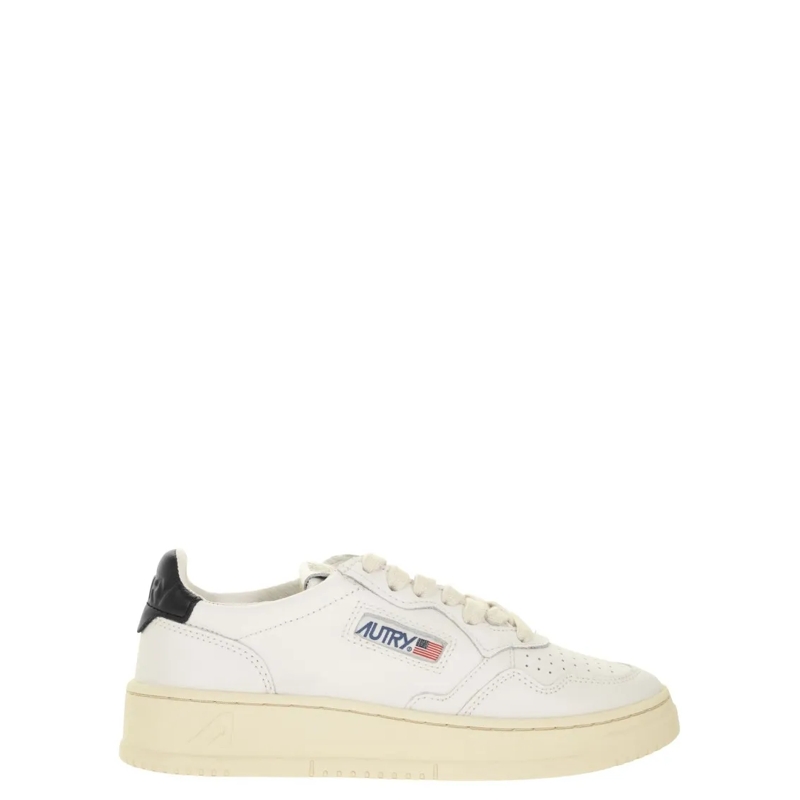 Autry International Lage-top sneaker Medalist Low - Leather Sneakers White