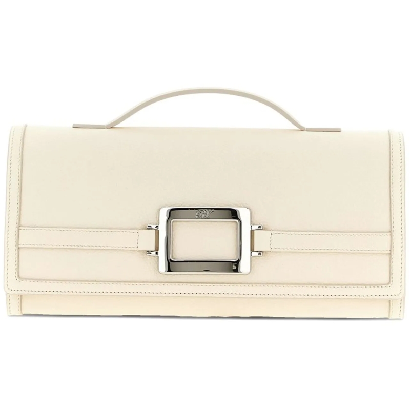 Roger Vivier Clutch Bags White weiß