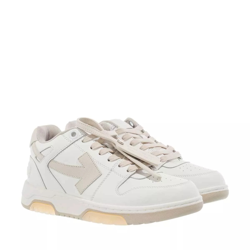 Off-White Low-Top-Sneaker Out Of Office Calf Leather White Beige