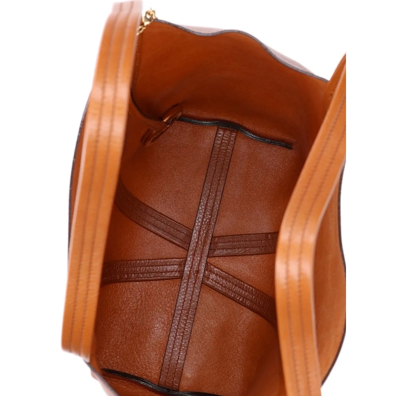Chloé Tote "Spin" Tote Bag Brown Brown(Image 4)