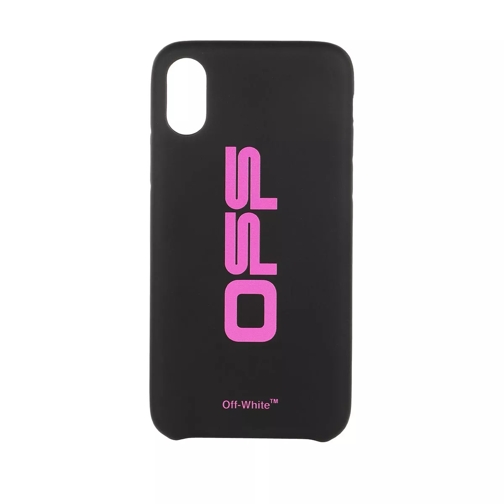 Off-White Off Carryover iPhone XS Case Black/Fuchsia Handyhülle