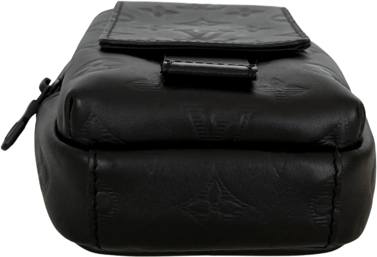 Thumbnail - Louis Vuitton Hobo Bags - Louis Vuitton Double Phone Pouch NM M81323 Black F - Gr. unisize - in Schwarz - für Damen