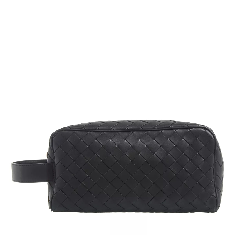 Bottega Veneta Pochette Travel Pouch Black