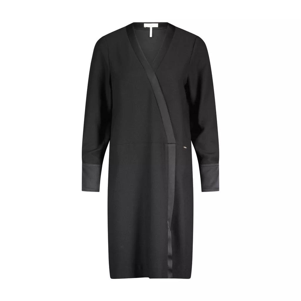 Cinque - Kleid in Kimono-Optik - Größe 40 - black