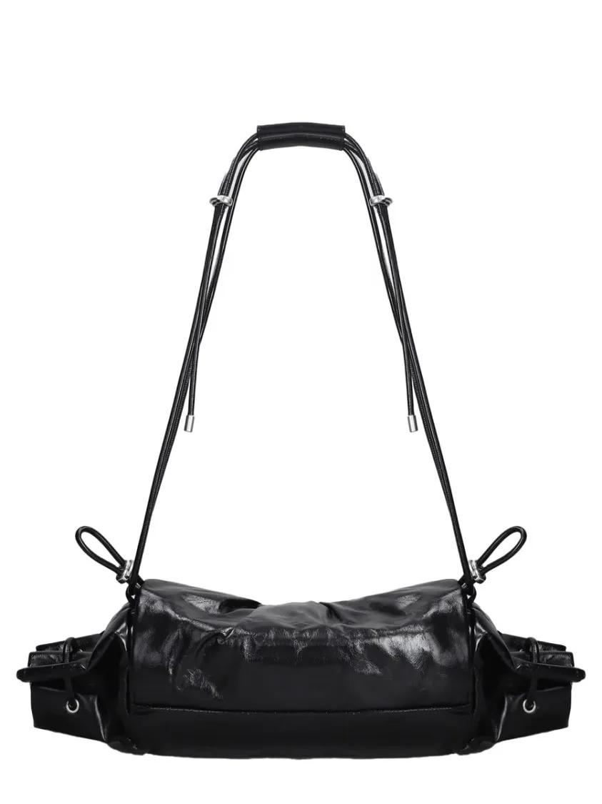 Diesel Hobo bags "Scrunch-D" Shoulder Bag in zwart