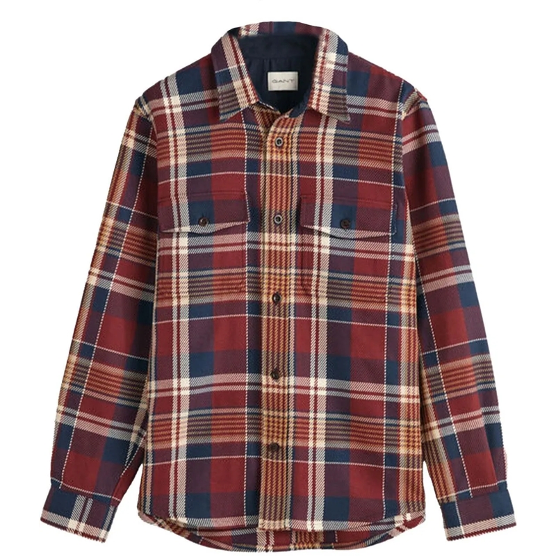 GANT Gilet Gant  Overshirts Bordeaux 3230203 644 rot