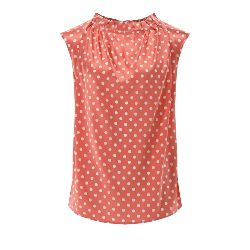 VAN LAACK Bluse Bluse Modern Fit Uni koralle