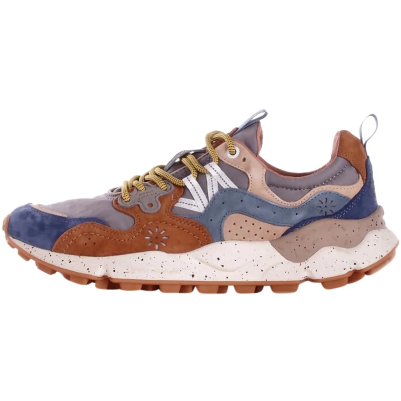 Flower Mountain Lage-top sneaker Sneakers Brown Blu Depth braun