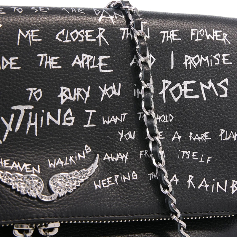 Zadig & Voltaire Crossbody Bag Rock Graffitti Black(Image 5)