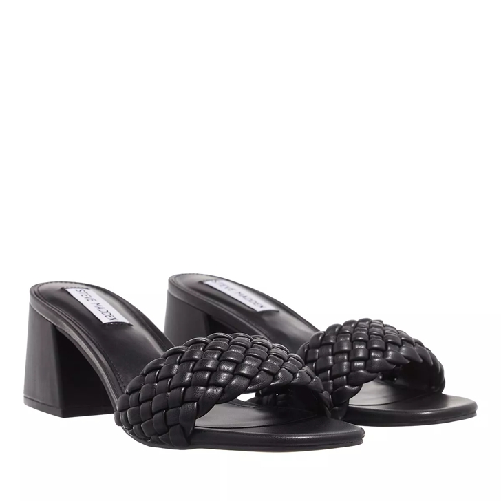 Steve madden black flip on sale flops