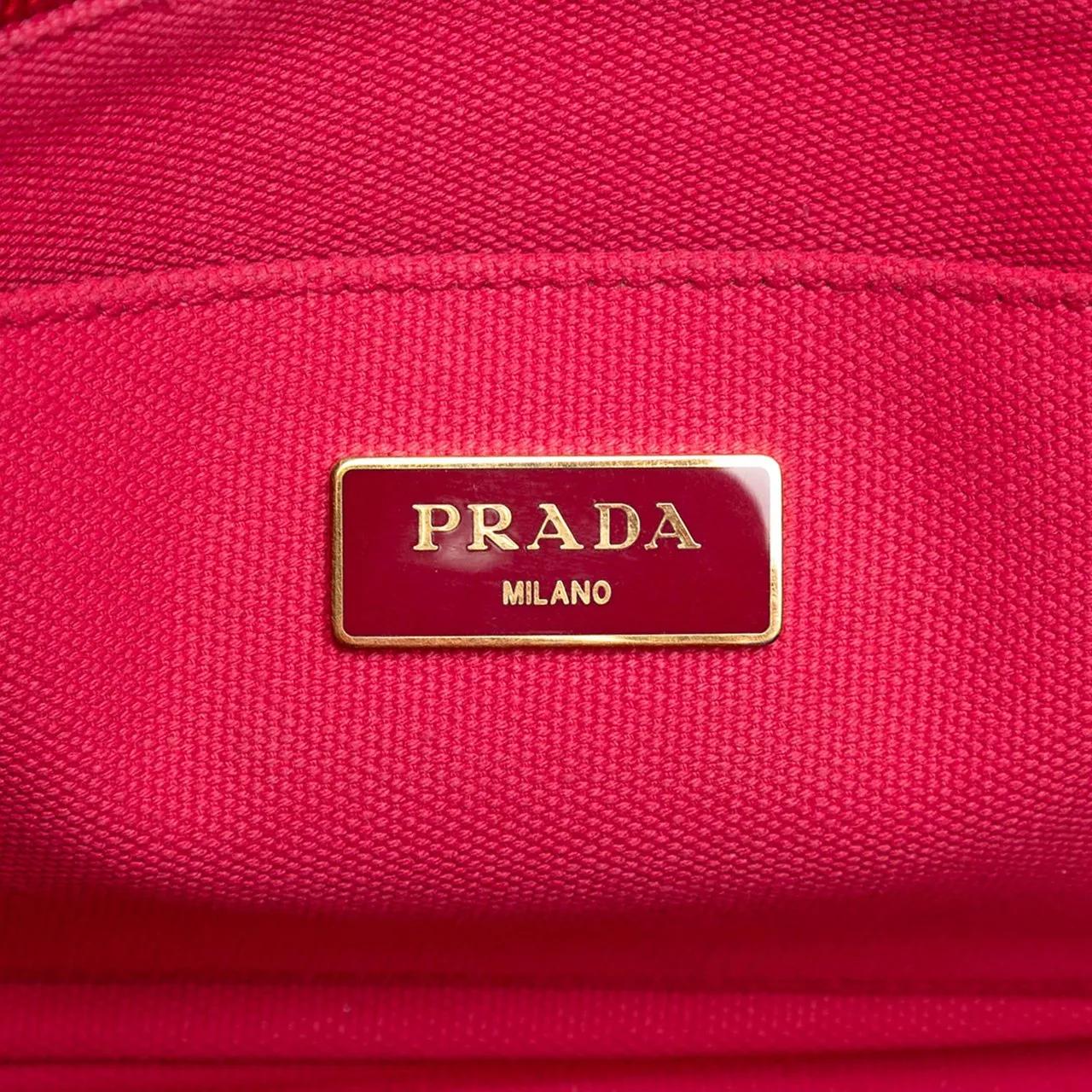 Thumbnail - Prada Hobo Bags - Small Canvas Canapa Logo Satchel - Gr. unisize - in Gold - für Damen