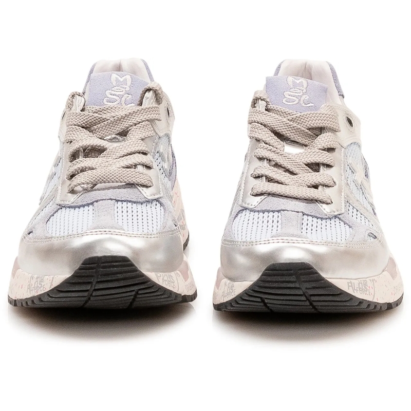 Premiata Sneaker basse Sneakers Stringate con Inserti in Rete grau(Image 2)