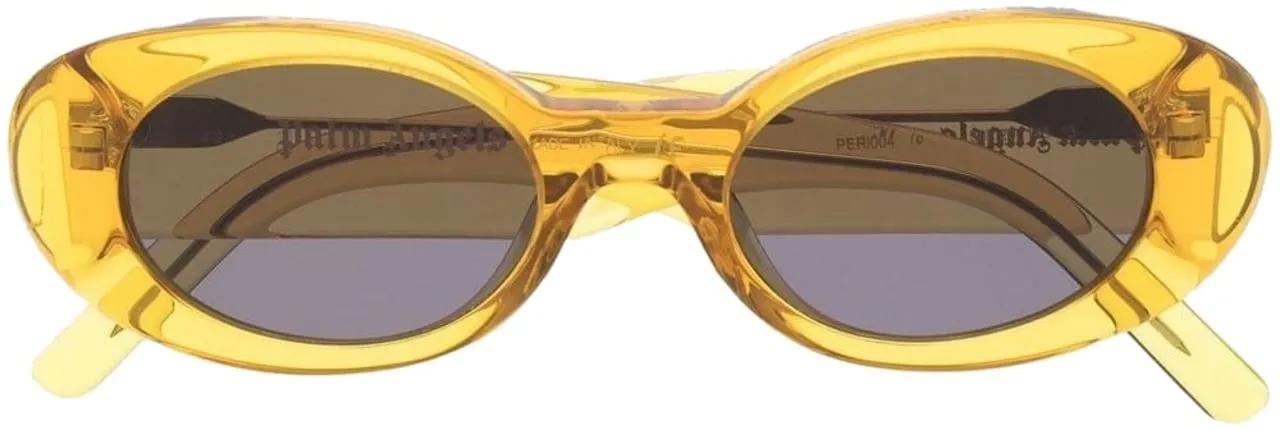 Thumbnail - Palm Angels Sonnenbrille - Spirit Oval Sunglasses - Gr. unisize - in Gelb - für Damen
