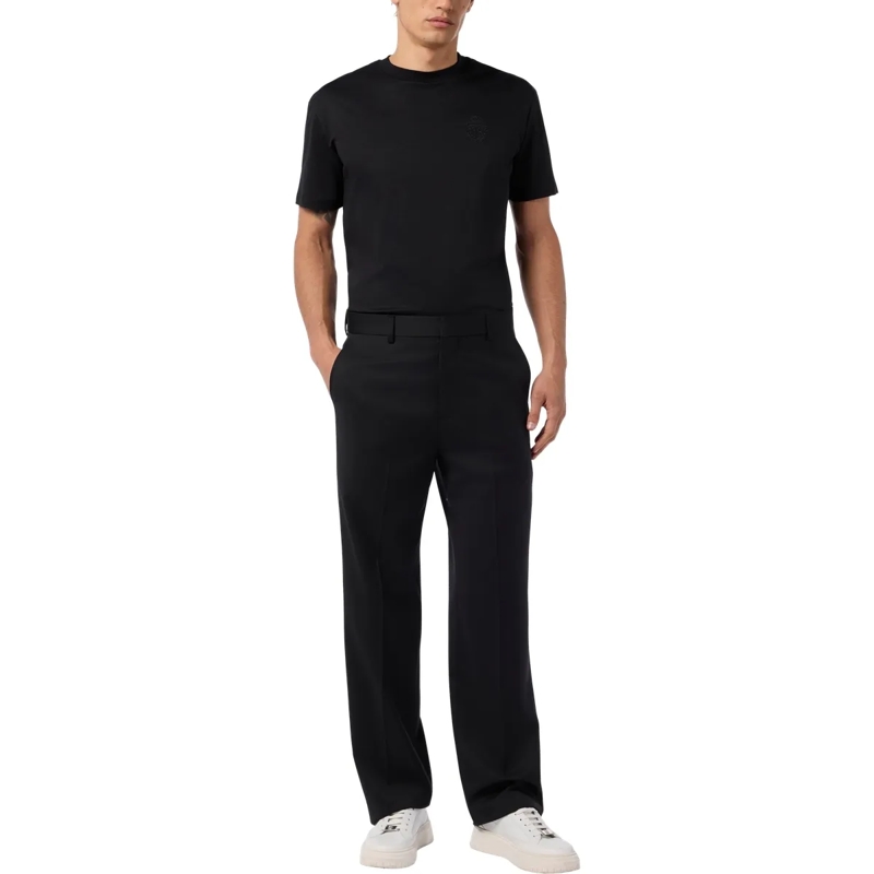 BILLIONAIRE Hose Wool Loose Fit Trousers schwarz(Image 4)