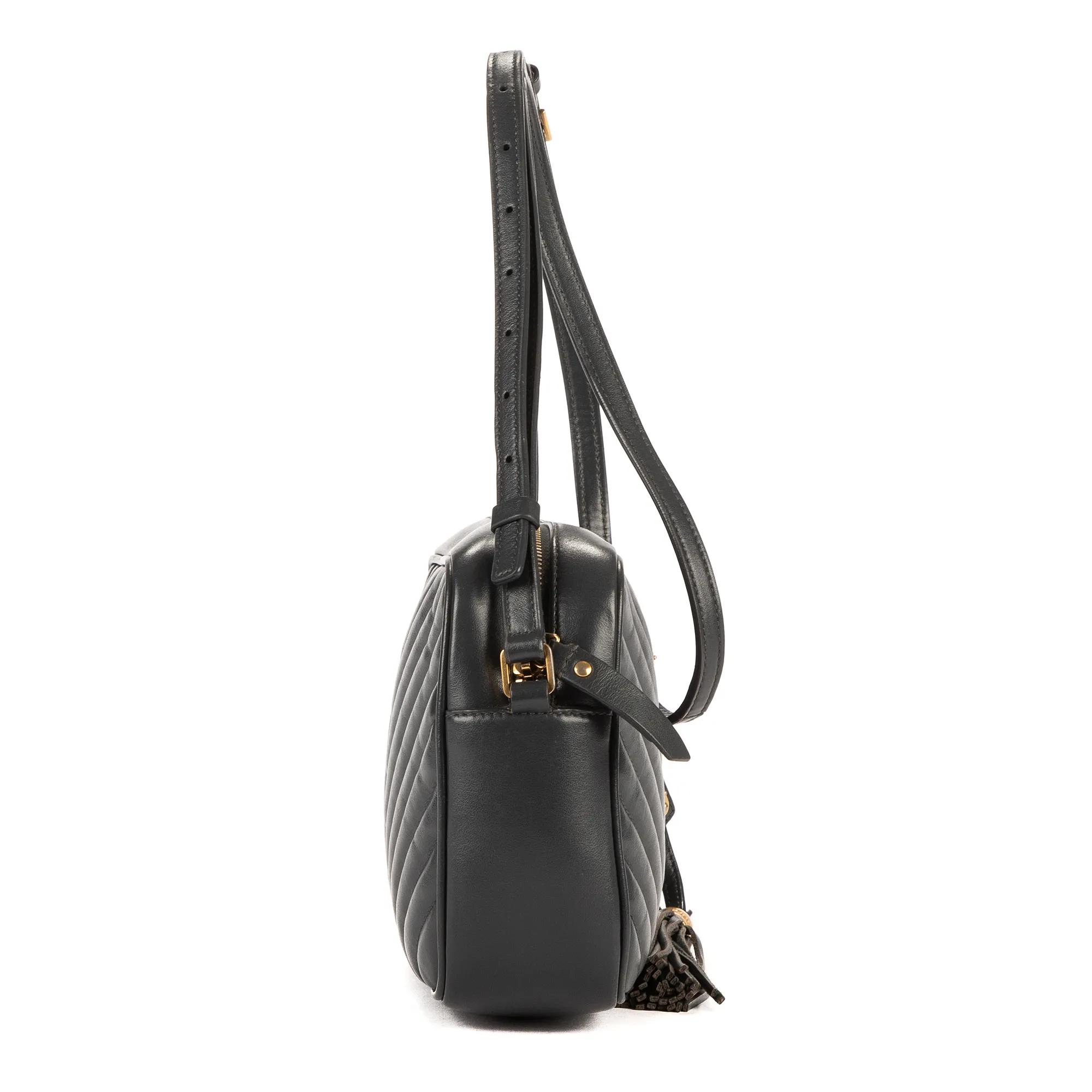 Thumbnail - Saint Laurent Crossbody Bags - Lou Camera - Gr. unisize - in Dunkelgrau - für Damen