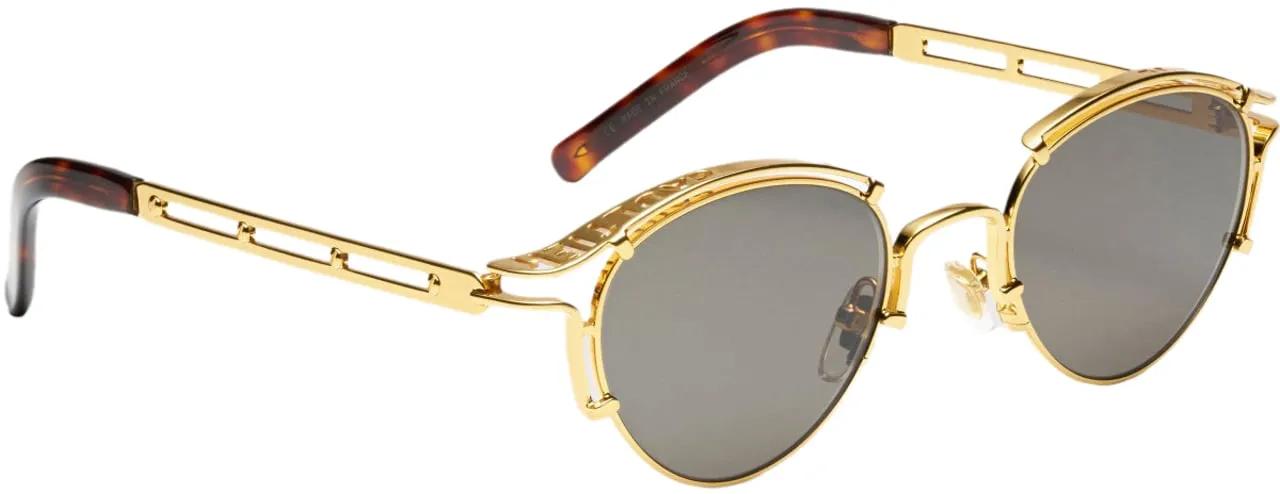 Jean Paul Gaultier Sonnenbrillen - Lunettes Ressort Sunglasses Gold - Gr. unisize - in Mehrfarbig - für Herren