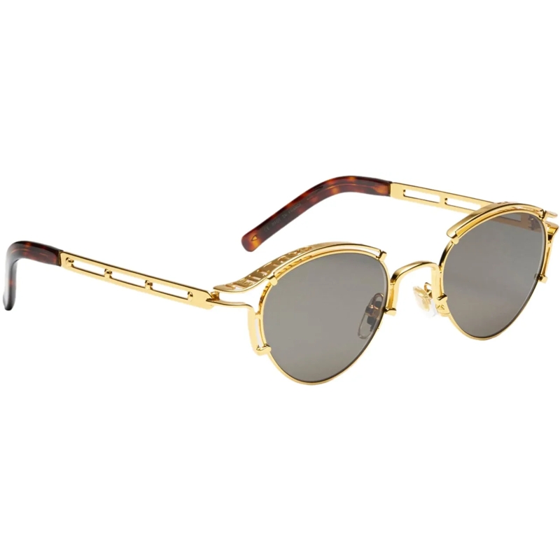 Jean Paul Gaultier Lunettes de soleil Lunettes Ressort Sunglasses Gold mehrfarbig