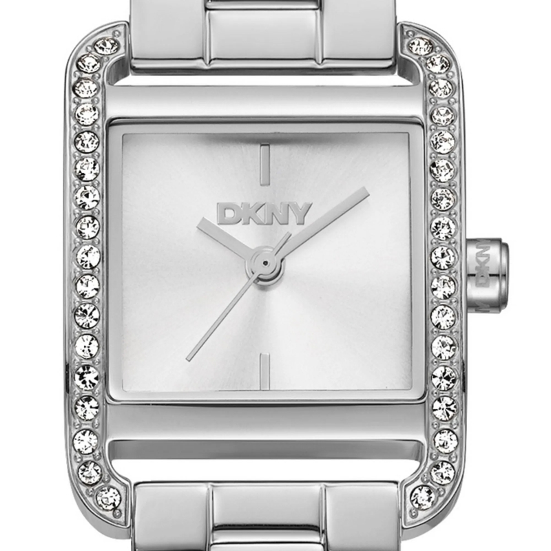 DKNY Quarzuhr Quarzuhr Mini Square Watch Set silber(Image 4)