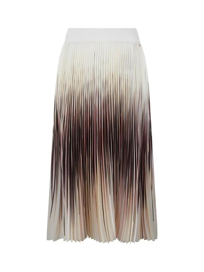 Thumbnail - Herno - Shades Of Plissé Skirt - Größe L - bunt