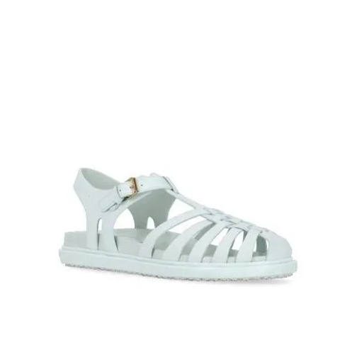 Marni Light Blue Leather Gladiator Sandals Blue Sandaler