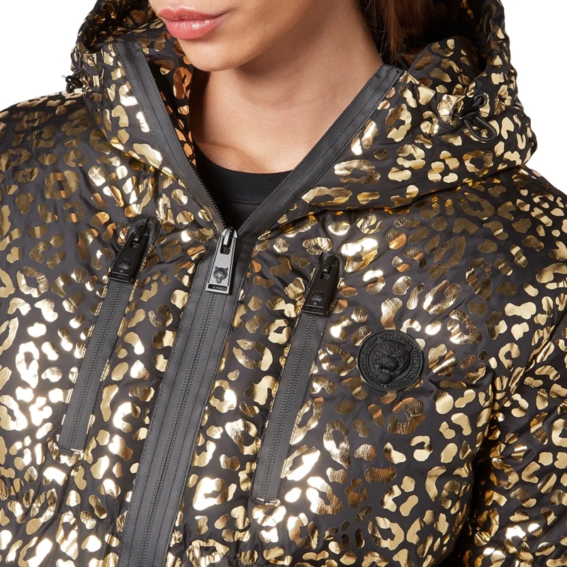 Plein Sport Daunenjacke Jacke Leopard gold(Image 4)