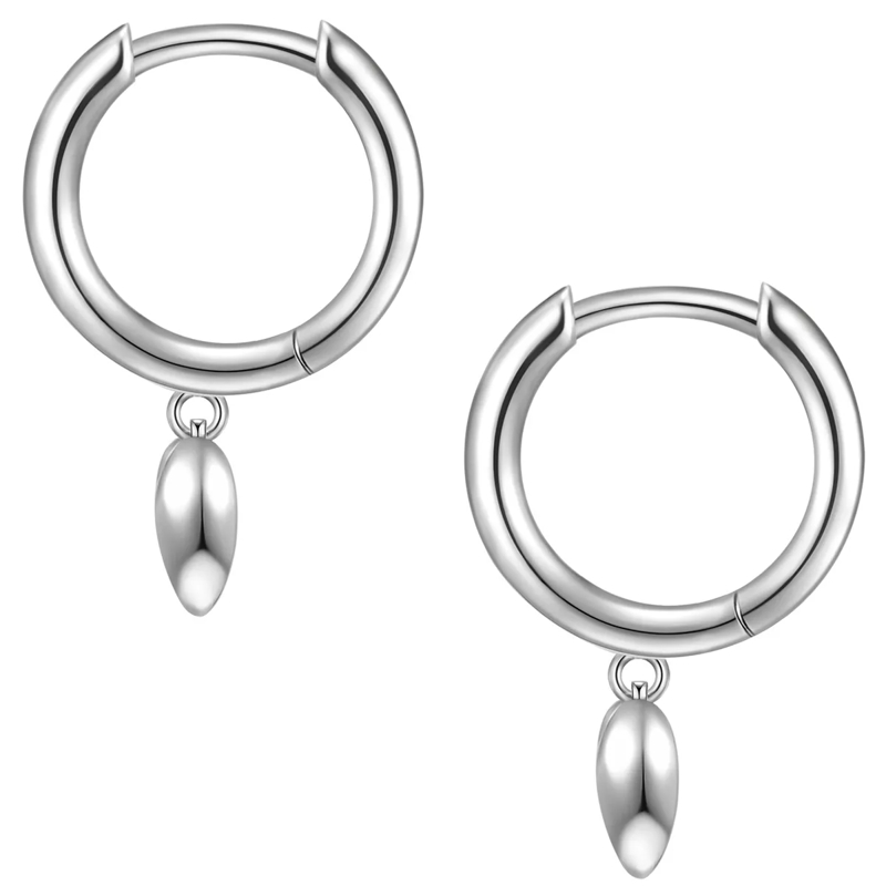 Glanzstücke München Ohrhänger Sterling Silber Creolen Herz silber(Image 2)