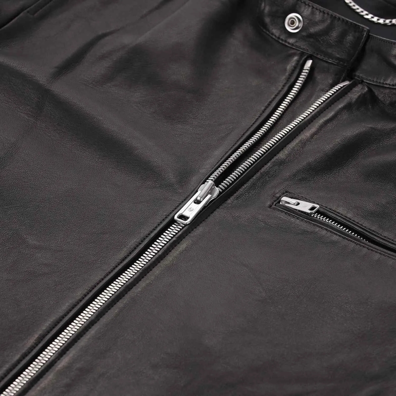 Belstaff Übergangsjacke Bikerjacke aus Leder Schwarz(Image 5)