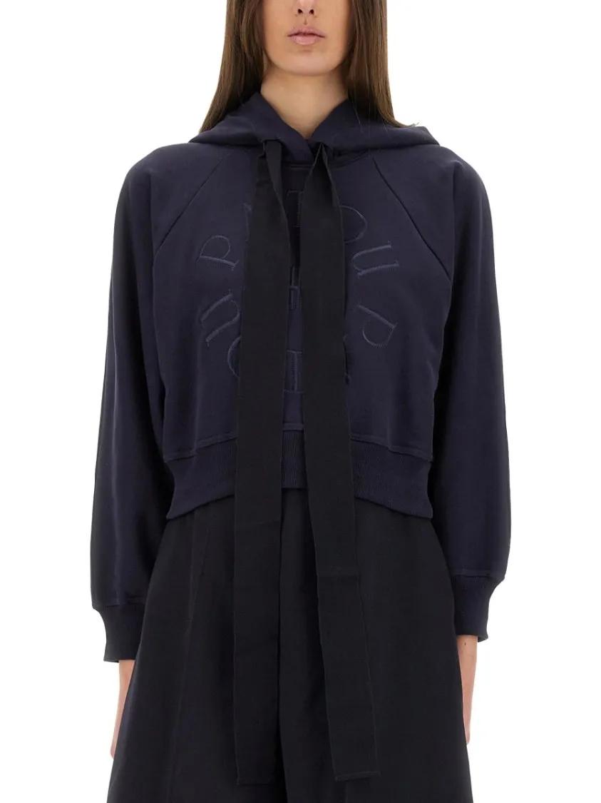 Thumbnail - Patou - Sweatshirt With Logo - Größe XS - blau